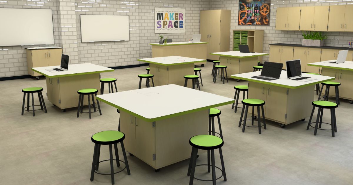 STEAM Education Space Room Rendering
